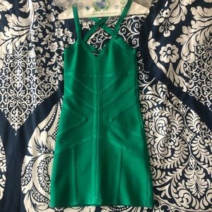 Bebe green dress